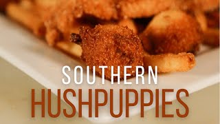 How to Make Southern Hushpuppies  Southern Favorite [upl. by Osithe]