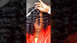 Wand Curls On Natural Hair wandcurls naturalhair [upl. by Aman828]