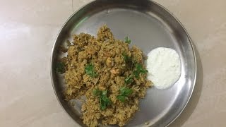 Prawns Biryani Recipe for bachelors [upl. by Terina]