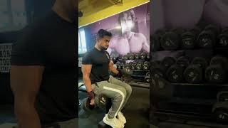 Hammer Curl while Arnold looking at you😀❤️ytshorts trending viralvideo [upl. by Fran]