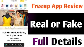 Freeup App Real or Fake  Freeup App Use  Freeup App Par Sell Kaise Kare  Freeup App Review [upl. by Rasecoiluj376]