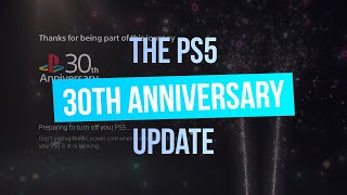 PS5 Updated with 30th Anniversary Theme and Customisations [upl. by Ariela]