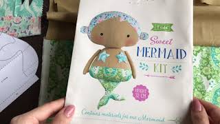 Шьем Тильда Русалку Сложности с рисунком  Tilda Sweet MERMAID KIT 2 [upl. by Linehan]