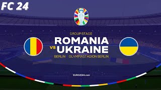 Romania vs Ukraine  EURO 2024  EA FC 24 [upl. by Anahsahs217]