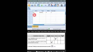 Short Tutorial How to enter data in SPSS [upl. by Duster]