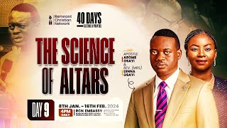 APOSTLE AROME OSAYI  40 DAYS FASTING AND PRAYER  THE SCIENCE OF ALTARS  DAY 9  16TH JAN 2024 [upl. by Marcos]