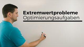 Extremwertprobleme Übersicht Optimierungsaufgaben  Mathe by Daniel Jung [upl. by Roldan137]