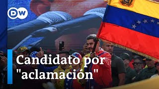 Maduro es confirmado como candidato por quotaclamaciónquot [upl. by Larentia]