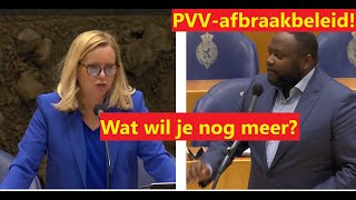 D66 lid Bamenga valt Minister Klever aan op vermeend PVVafbraakbeleid [upl. by Aube]