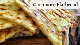 Carnivore AND Keto Flatbread  make it with only 3 INGREDIENTS [upl. by Trovillion]