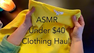 Thrift Store Clothing Haul  Soft Spoken ASMR [upl. by Awhsoj]