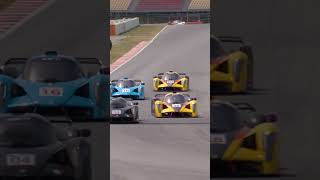 2 Overtake of the week  Mihnea Stefan in the Ligier JS P4 in Barcelona [upl. by Amikay]