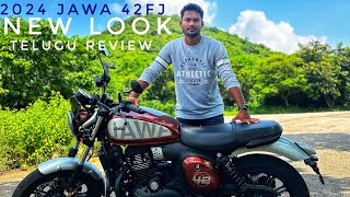 2024 jawa 42 fj Telugu review  jawa 42 fj price and features jawa 350 fj review  Jawa 42 review [upl. by Hollie]