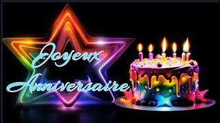 Joyeux Anniversaire 2024 Happy Birthday 2024 in French [upl. by Seabury]