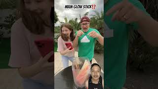 MAIN GLOW STICK⁉️ challenge funny comedy ad prank marshmallow woodworking music [upl. by Elleiad]