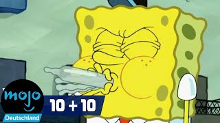 Top 10 Witze in SpongeBob Schwammkopf die nur Erwachsene verstehen [upl. by Walcott]