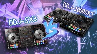 Pioneer DJ DDJ1000SRT Vs DDJSX3 Which is the right Serato controller for you [upl. by Danby]