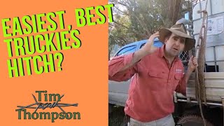 How to Tie The Ultimate Truckies  Truckers Hitch [upl. by Saitam]