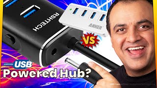 USB Powered Hub vs Unpowered USB Hubs What you need to know [upl. by Eillen754]