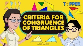 Criteria for Congruence of Triangles  Class 7th Maths [upl. by Yemrots]