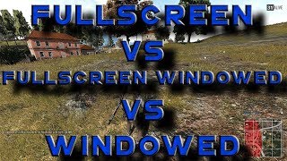 FullScreen vs FullScreen Windowed vs Windowed  Which is the best to use [upl. by Leiram]