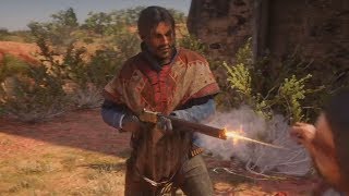 Playing as Javier Escuella in Red Dead Redemption 2 [upl. by Sirdna642]