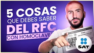 RFC con homoclave 5 cosas que debes saber 2024 [upl. by Nioe477]