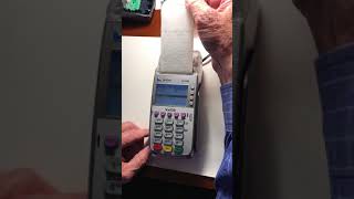 Removing Tamper Message on VeriFone VX520 credit card machine [upl. by Mcgraw]