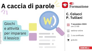 Webinar  A caccia di parole [upl. by Sivrep]