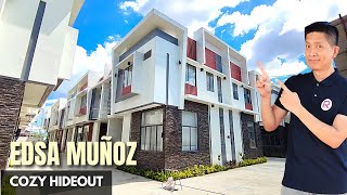 Inside a RELAXED 3BR Town House For Sale in Muñoz Quezon City  House Tour [upl. by Ydnal301]