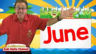 Its the Month of June  Juneteenth  Calendar Song for Kids  Jack Hartmann [upl. by Hnamik]