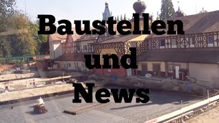 NEU 2017 Project V und Veranstaltungshalle Baustellen und News  09092016  EUROPA PARK [upl. by Airbmat]