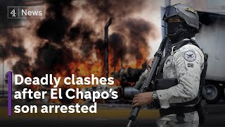 29 killed in clashes after son of ‘El Chapo’ arrested [upl. by Ilujna]