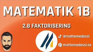 28 Faktorisering Ma1b 20242025 [upl. by Gerk]