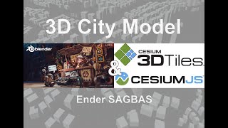 3D City Modeling with Blender 282 and Cesiumjs blender cesium BlenderGIS Webbased GIS [upl. by Domash77]