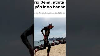 Triatletas são infectados ao nadar no rio de coliformes fecais Sena [upl. by Lledniuq]