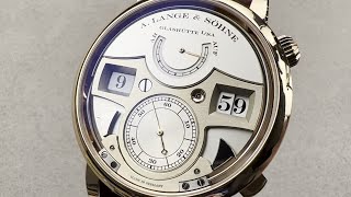 A Lange amp Söhne Zeitwerk Striking Time 145032F A Lange amp Söhne Watch Review [upl. by Oiratno]