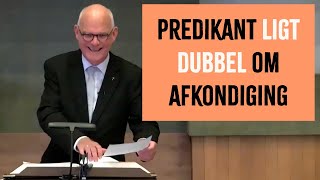 HILARISCH PREDIKANT LIGT DUBBEL OM AFKONDIGING [upl. by Minier283]