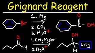 Grignard Reagent Reaction Mechanism [upl. by Bourn123]