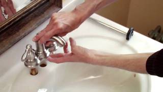 How to Install a Moen Centerset Faucet [upl. by Faria322]