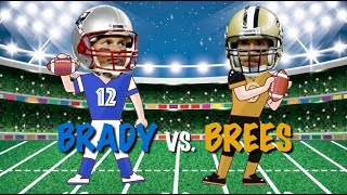 Tom Brady vs Drew Brees headtohead [upl. by Leighton39]