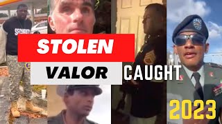 Stolen Valor Caught Out Compilation 2023 NEW [upl. by Leibarg12]