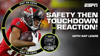 BUCS UP BIG 👏 Peyton amp Eli react to SAFETY FOLLOWED BY EASY TOUCHDOWN  Manningcast [upl. by Navillus]