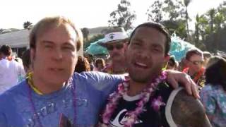 Jimmy Buffett Summerzcool Tailgating at Irvine CA with Coral Reefers Jim Mayer Nadirah and Doyle [upl. by Madeline]