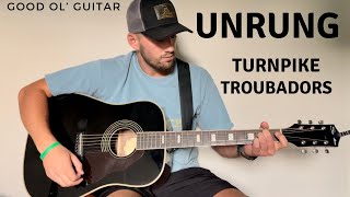 SIMPLE amp FUN Unrung Turnpike Troubadours Guitar Lesson  Tutorial [upl. by Neeruan]