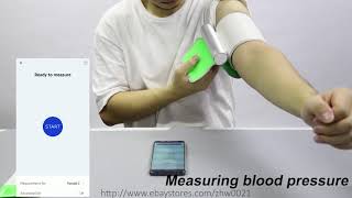 how to use Withings BP801 to Blood Pressure with APP [upl. by Ettezus]