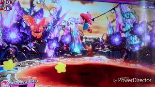 Kirby Star Allies Adeline and Ribbon vs Morpho Knight zero twoMiracle Matter theme [upl. by Aknahs]