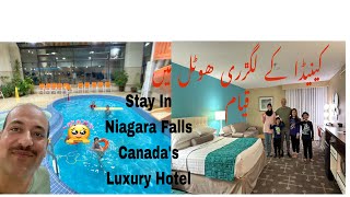 Stay In Niagara Falls Canada Luxury Hotel  Niagara Falls Canada  Winter In Canada [upl. by Omer630]