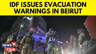 Iran vs Israel Conflict  IDF Issues Evacuation Warnings In Beirut  Iran Attacks Israel  N18G [upl. by Mauldon]