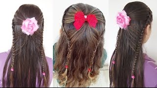 Penteado infantil fácil borboleta [upl. by Trubow]